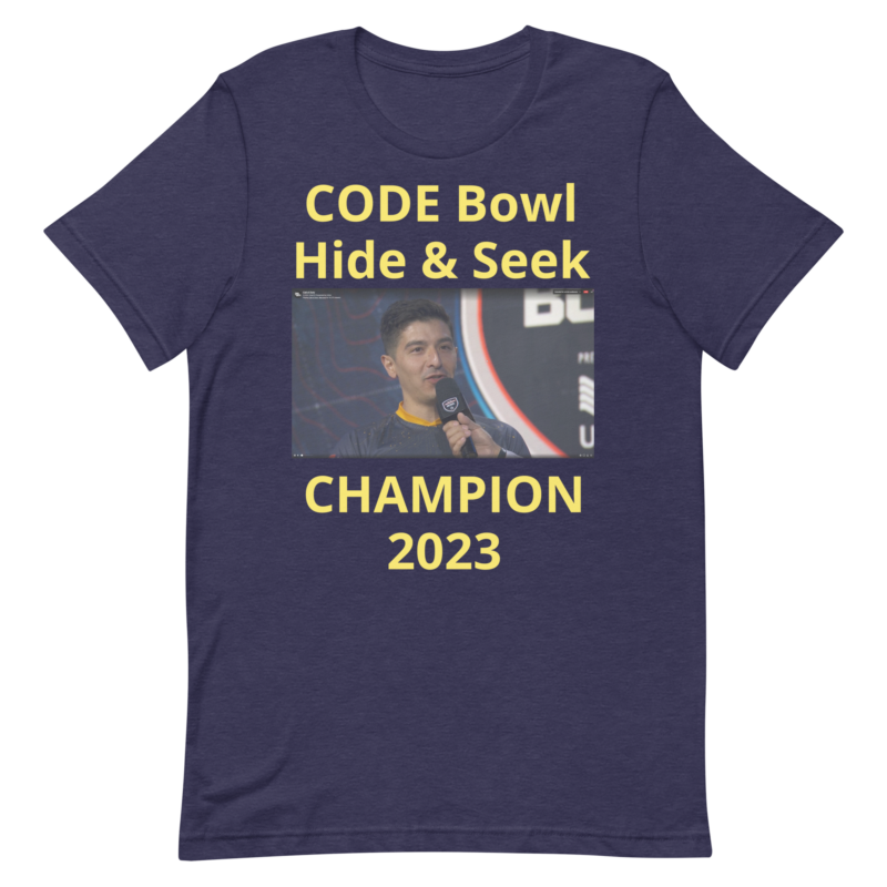 CODE Bowl Hide & Seek Champ